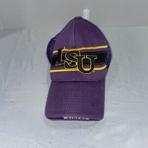 Zephyr LSU Tigers Trucker Hat Purple Gold Mesh Snapback Baseball Cap Women Mens
